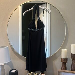 Elegant Black Halter Dress by Express Size XS